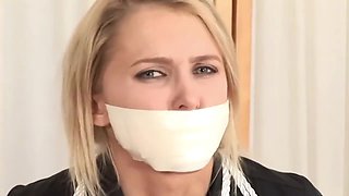 Alix Lynx In Sib Blindfolded Tapegagged Exposed And