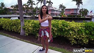 gianna dior flashes her tits on the street