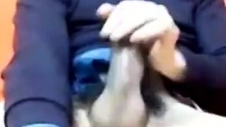Big Cock Italian Guy Strokes on Webcam