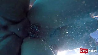Underwater Sex with Pierced Teen