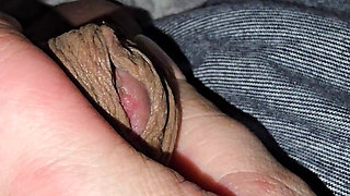 Step mom hand pulled out step son dick without his permission