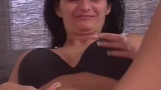 She Is Busty German MILF Who Is Here to Play with Her Holes