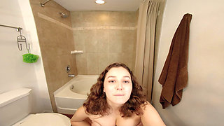 Big Tits Stepsister Needs Help Showering