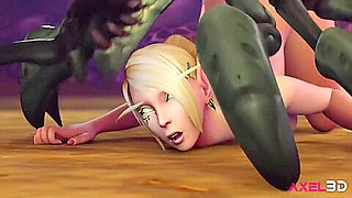 Silithids Inseminates The Elf Alori! 3d Porn Parody Of World Of Warcraft