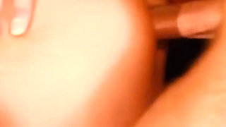 Amber Angel Gets Fucked on the Couch by a Stiff Cock