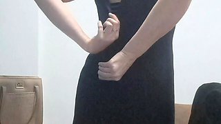 Secretary Lets Herself Be Recorded Making a Hot Video Call to Her Boss at Work
