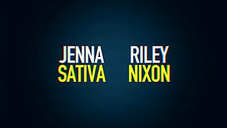 A Lunchtime Licking With Jenna Sativa, Riley Nixon - Brazzers