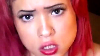 Big booty petite Puertorican amateur takes first big black dick