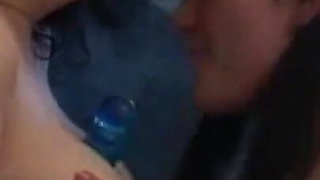 Two hairy BBW lesbians pleasuring each other