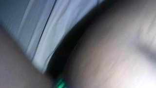 Fucking this girl with big breasts in a bed