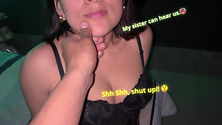 I have risky sex and labored breathing with my stepsister while my wife is not home