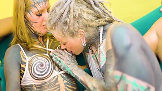 2 Tattooed Alt Girls, 6 Cocks - Gagged, Dp, And Facials - Capitano Eric, Thor Johnson Xxx And Trinity Inked