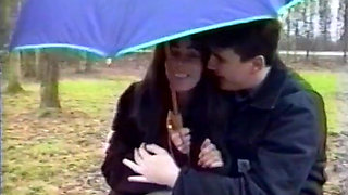 A Young Woman in Full Rupture Approached by Our Casteur in a Park.