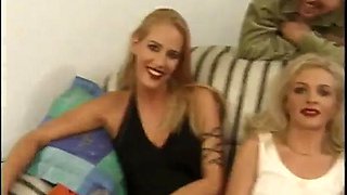 His cock is enough for three of them ft. Renata: Blowjob, Anal  Blonde Porn