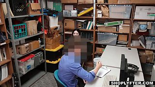 Clever cutie offering her enormous arse for a b. screw