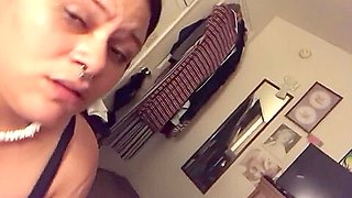 Emo girl loves giving blowjobs and rimjobs