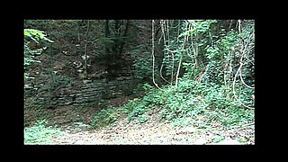 Beautiful Young Horny Girl with Big Tits Fucked in the Mountains by an Old Pig with Big Cock and Cumshot in Mouth