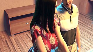 Breastfeeding animation, 3d animated lactating breastfeeding, breast lactating sex