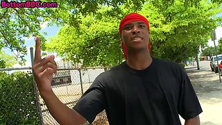 Black straight jock loves giving a head
