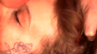 Teen Slave Licks Feet and Swallows Cum