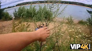 Vip4k. Anal Sex by the lake after picking up a lady