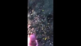 Exhibitionist Flashes Homeless Guy and Gets Handjob Outdoors