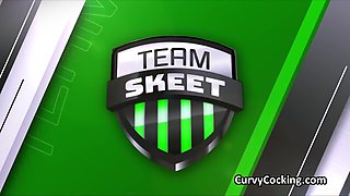 Risky Bj While Watching Football