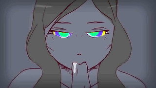 Femdom Turns Submissive Slut for Cock - Dom Swap Hentai Animation