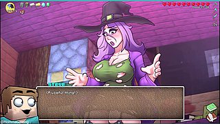 Jenny joins the HornyCraft fun in this Minecraft fuck-a-thon mod