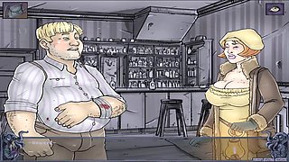 Gamer girl dives into hentai and lets play zombies