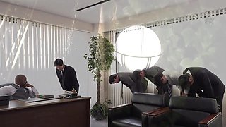 Arisu Nanase does her duty as a secretary to make her black boss cum on her