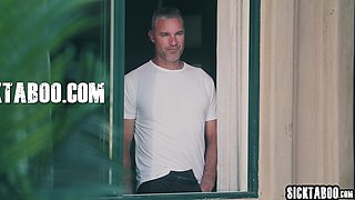 Kinky surprise by big dick neighbor