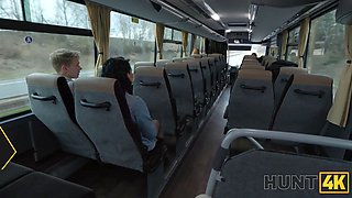 Hunt4k. she is using her wondrous Big Tits for money