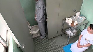 Beautiful Japanese Nurses love to suck cock