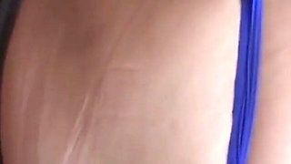 Showing off My Big Ass While Stepson's Friends Jerk off and Cum