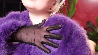 Hot Fur Coat Collection - Part 2. Fetish MILF Arya Grander