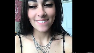 Blonde tight pussy babe solo toy fun in glamour masturbation
