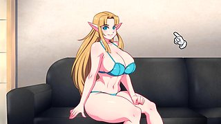 WaifuHub - Zelda vet interview by Loveskysan69real in a hentai adventure