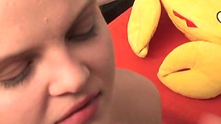 Lanny could barely take the huge monster black cock that was thrust into her asshole