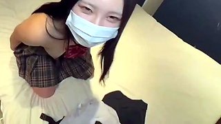 She Looks Like An Innocent Girl But Begs For Creampie!!