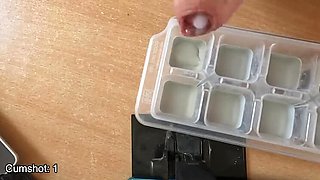 Amateur Couple Shares Cum Cube with 10 Loads on Street