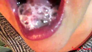 Hot Latina Wife Milks Husband Daily - Cum in Mouth Compilation