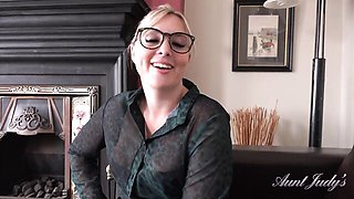 Aunt Judy's Big Tit MILFs featuring Charlie Rae's teacher roleplay movie