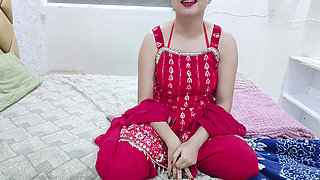 Desi in Red Dirty Talking