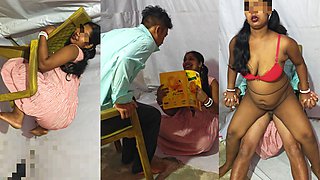 Desi Tution Teacher Taking Advantage Student Semadarling Big Bob's Fucking
