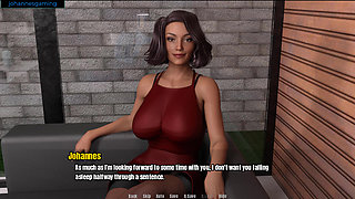 Grandma's House - first got a feetjob under table then ive helped massage her boobs and fucked some woman