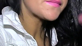 MILF Dogging Babe Bambi Black Is in Her Local Car Park Sucking off Perverted Men