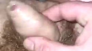 Small tiny uncut dick. Precum very wet. Nice ending