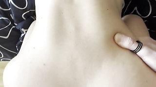 Take off the condom and cum in my stepsisters Pussy
