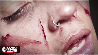 Agatha Mama on Halloween Night, Prisoner MILF Getting Fucked by BBC